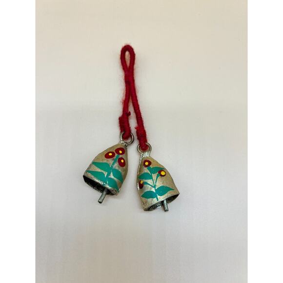 Handmade Brass Bell Ornament Handpainted - Picture 1 of 4